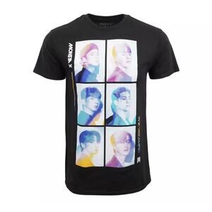 MONSTA X GROUP KPOP GROUP GRID T SHIRT BRAND NEW MEDIUM
